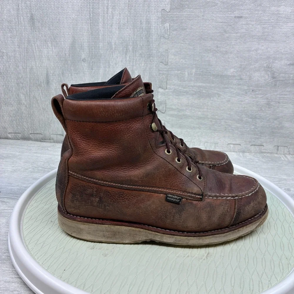 Irish Setter Wingshooter Boots Mens 10.5 Brown Leather Waterproof A0838